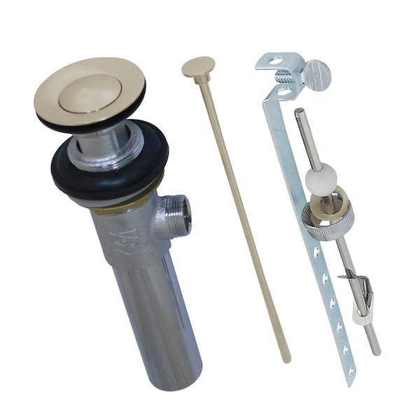 Kingston Brass Brass, Bathroom Sink Drain, Pop-Up Drain with Overflow Hole KB1006 - main