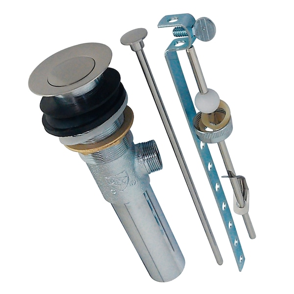 Kingston Brass Brass, Bathroom Sink Drain, Pop-Up Drain with Overflow Hole KB1008 - main