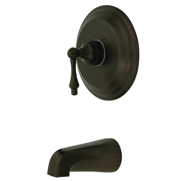 Kingston Brass Tub and Shower Faucet, Standard, 2, Wall Mount, Oil Rubbed Bronze KB3635ALTO - main