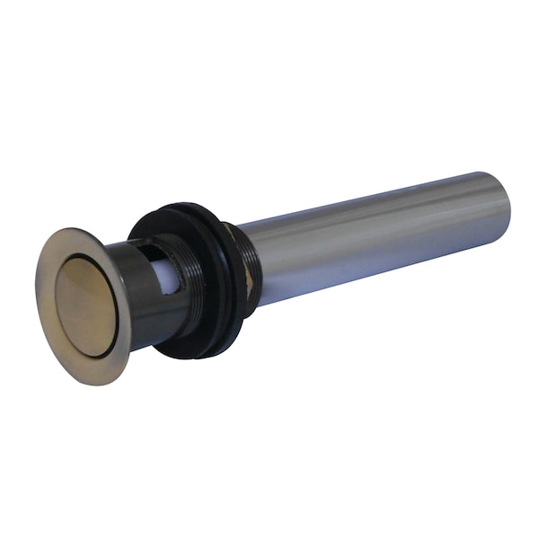 Kingston Brass Brass, Bathroom Sink Drain, Push Pop-Up Drain with Overflow KB8103 - main