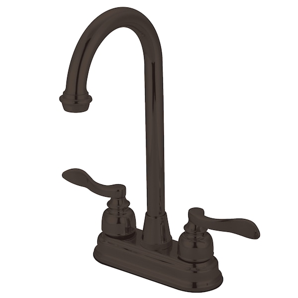 Nuwave French KB8495NFL 4" Centerset Bar Faucet, Manual, 4" Mount, 2 Hole KB8495NFL - main
