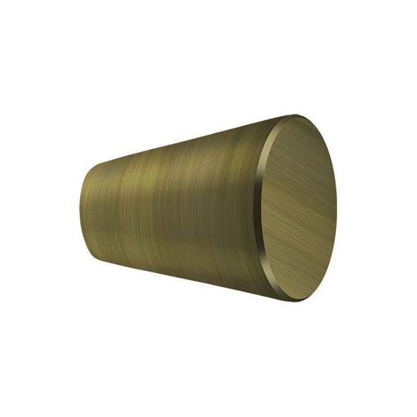 Deltana Knob Cone Cabinet 1-1/8" Antique Brass KC24U5