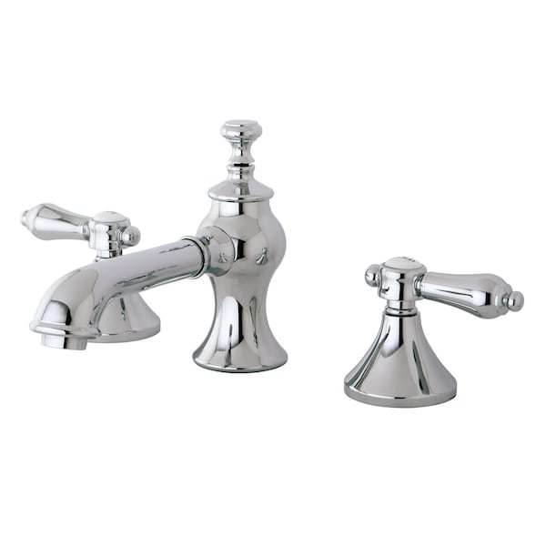 Heirloom Dual Handle KC7061BAL 8" Widespread Lavatory Faucet, 8" to 16" Mount, Polished chrome 3 Hole KC7061BAL - main