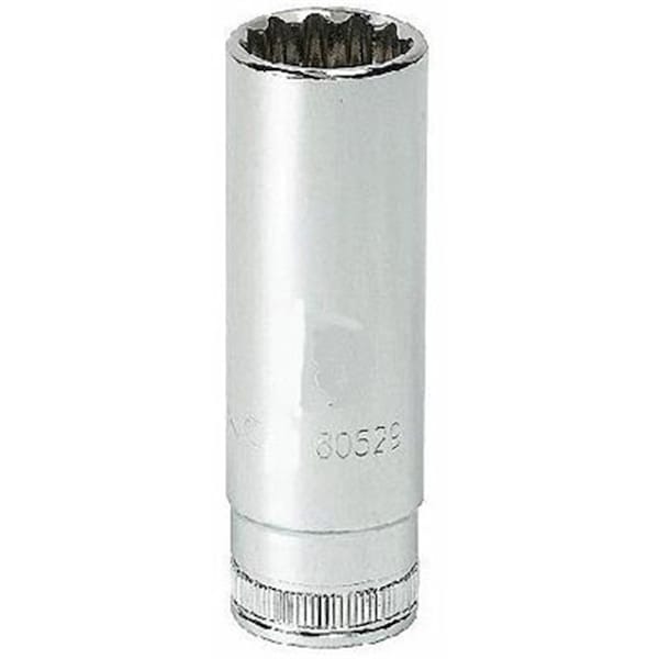 Gearwrench 1/4" Drive, 10mm Metric Socket, 12 Points, Deep, Metric, 1/4"Drive, 10mm 80237 - main