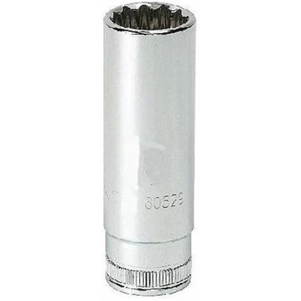 Gearwrench 3/8" Drive, 14mm Metric Socket, 12 Points, Deep, Metric, 3/8"Drive, 14mm 80528 - main