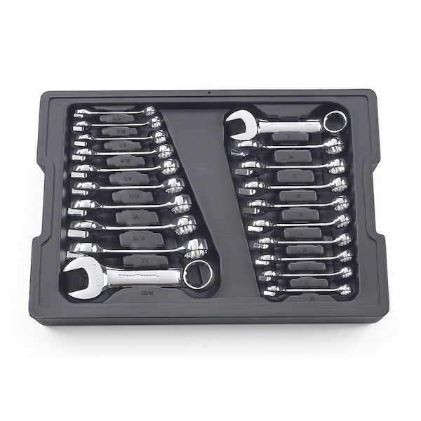 Gearwrench SAE/Metric Stubby Wrench Set 20 pcs. 81903 - main