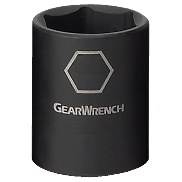 Gearwrench Standard Impact Socket, 1/2" Drive 6 Point 22Mm KDT84534N - main