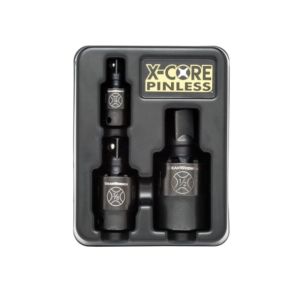 Gearwrench Pinlss Imp St, 1/4", 3/8" And 1/2"Dr, 3 pcs 84960 - main