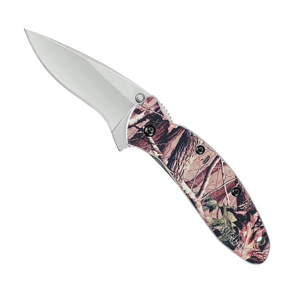 Kershaw Folding Knife, 2.25" Blade, Camo Handle 1620C Zoro