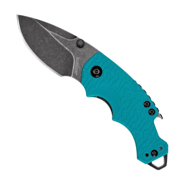 Kershaw Folding Knife, Teal 8700TEALBW Zoro