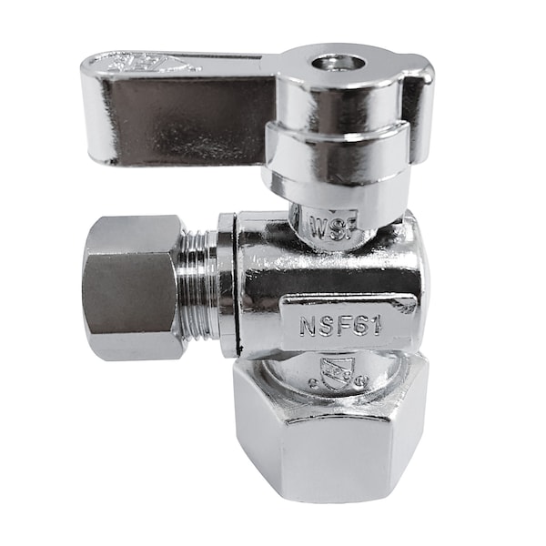 Kingston Brass KF4310 1/2 Fip X 3/8 OD Comp Angle Stop Valve KF4310 - main