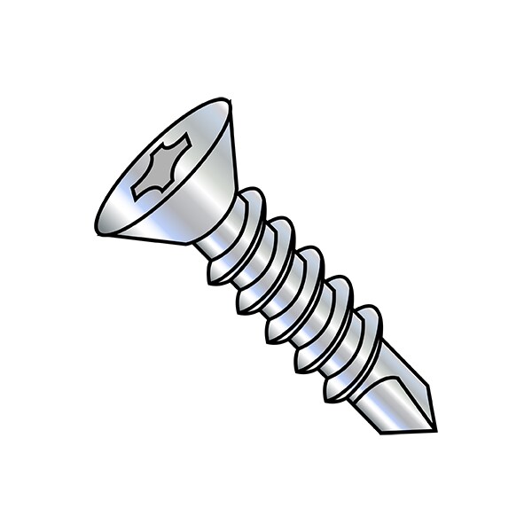thumbnail interactive-video image 1 of 6 Albany County Fasteners #6 Self Drilling TEK Screws – Zinc Plated Steel, Phillips Flat Head, 20 TPI (Select Size) 1 of 3