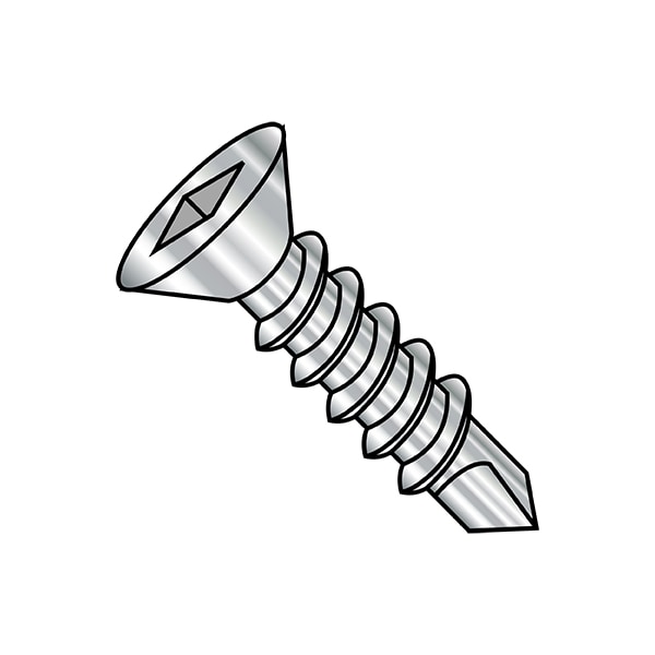 Zoro Select Self-Drilling Screw, 1/4