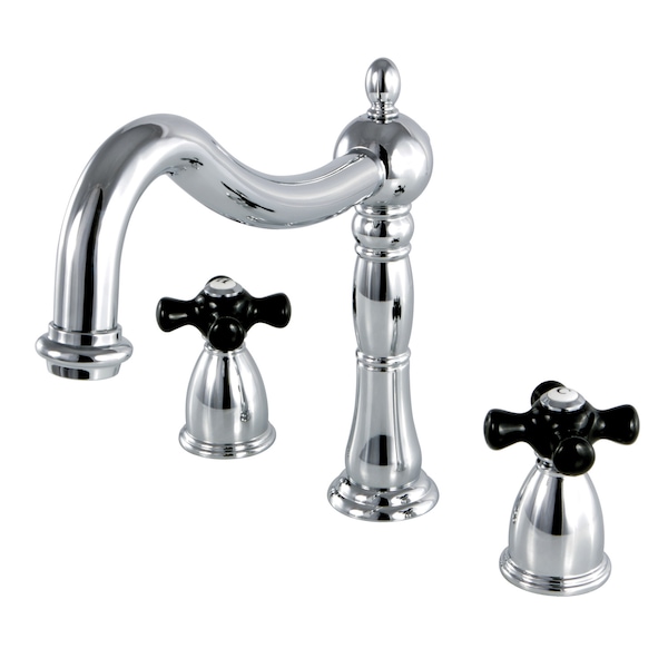 Kingston Brass KS1341PKX Roman Tub Filler with Cross Handle KS1341PKX - main