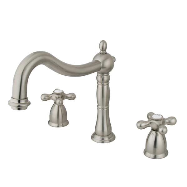 Kingston Brass KS1348AX Roman Tub Filler with Metal Cross Handle KS1348AX - main