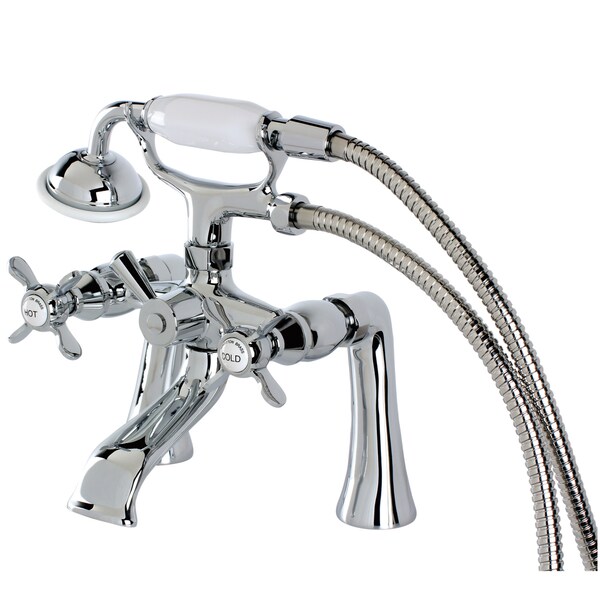 Kingston Brass Deck-Mount Clawfoot Tub Faucet, Polished Chrome, Deck Mount KS288C - main