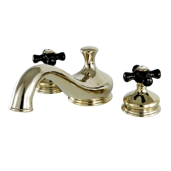 Kingston Brass KS3332PKX Roman Tub Filler with Cross Handle KS3332PKX - main