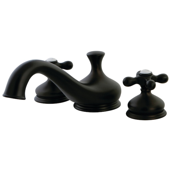 Kingston Brass KS3335AX Roman Tub Filler Metal Cross Handle KS3335AX - main