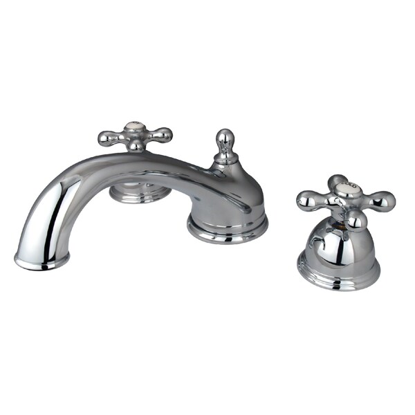 Kingston Brass KS3351AX Roman Tub Filler Metal Cross Handle KS3351AX - main