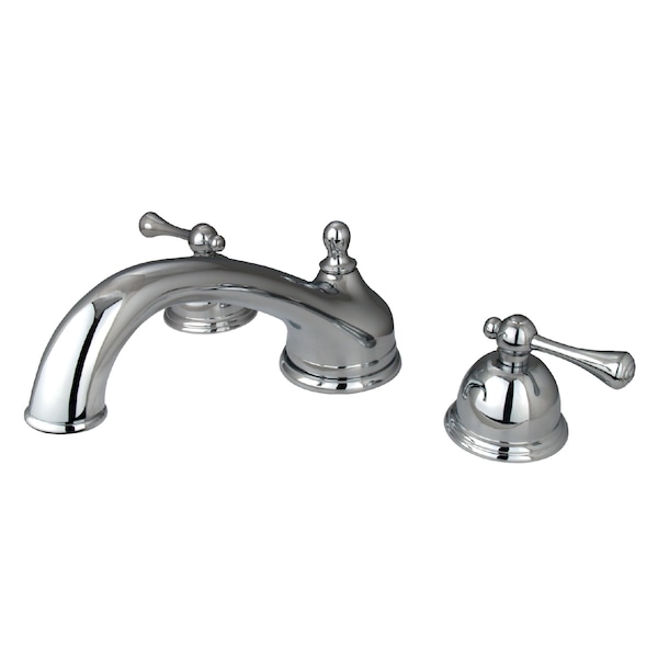 Kingston Brass Roman Tub Faucet, Polished Chrome, Deck Mount KS3351BL - main