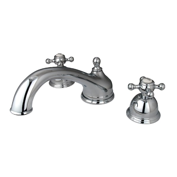Kingston Brass Roman Tub Faucet, Polished Chrome, Deck Mount KS3351BX - main
