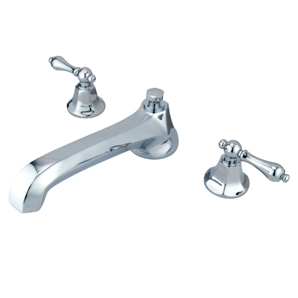 Kingston Brass Roman Tub Faucet, Polished Chrome, Deck Mount KS4301AL - main