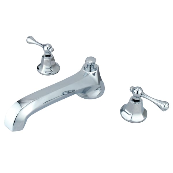 Kingston Brass Roman Tub Faucet, Polished Chrome, Deck Mount KS4301BL - main