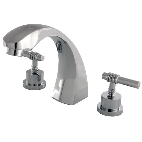 Kingston Brass Roman Tub Faucet, Polished Chrome, Deck Mount KS4361ML - main