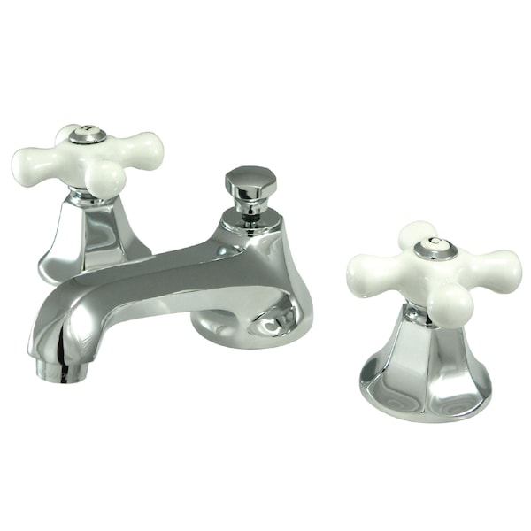Metropolitan Dual Handle KS4461PX 8" Widespread Lavatory Faucet w, 8" to 16" Mount, Polished chrome 3 Hole KS4461PX - main
