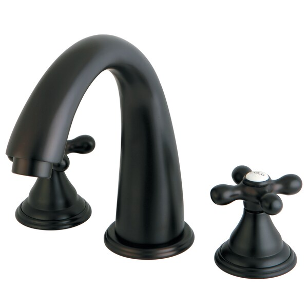 Kingston Brass Roman Tub Faucet, Standard, 8" to 36", 3, Deck Mount, Oil Rubbed Bronze KS5365AX - main