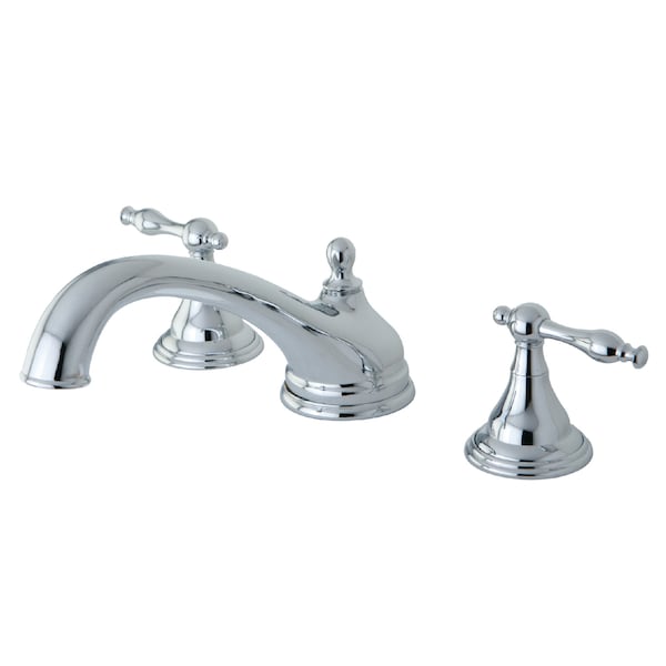 Kingston Brass Roman Tub Faucet, Polished Chrome, Deck Mount KS5531NL - main