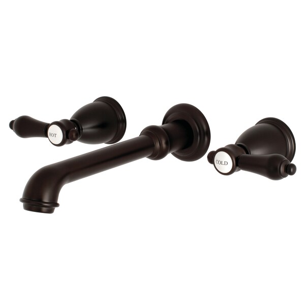 Kingston Brass Roman Tub Faucet, Oil Rubbed Bronze, Wall Mount KS7025BAL - main