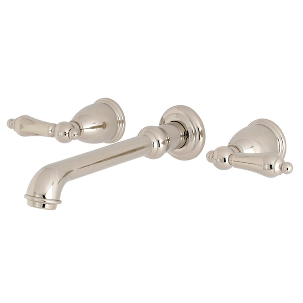 Kingston Brass Roman Tub Faucet, Polished Nickel, Wall Mount KS7026AL - main
