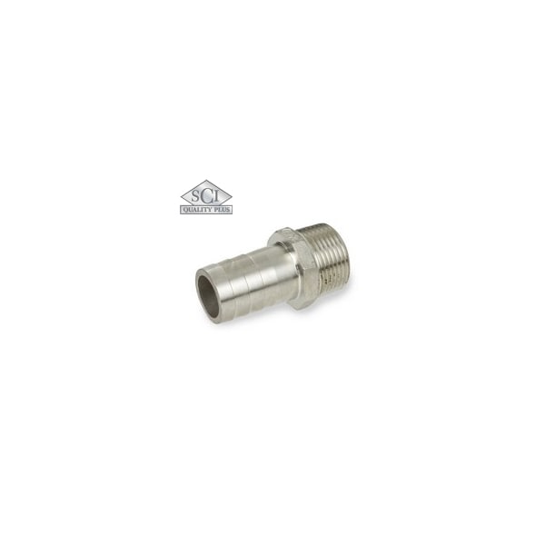 Crimp & Hose Barb Fittings 1 1/4" Stainless Steel Hose Barb Fitting
