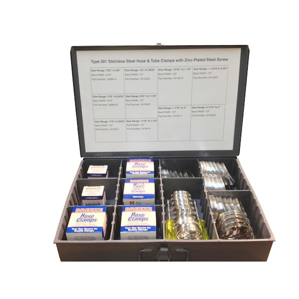 Breeze Hose Clmp Assrtmnt, SAE 04-40,316 SS Scrw KK-66000 - main