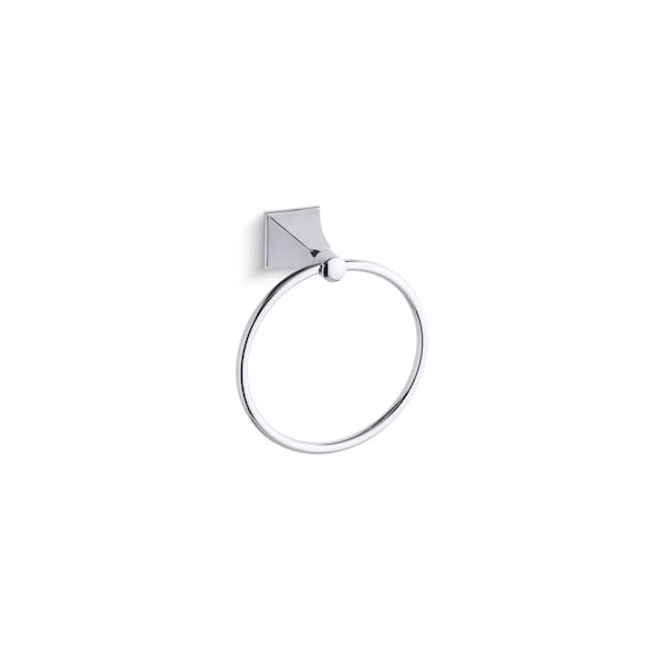 Kohler Memoirs Towel Ring With Stately Desig 487-CP - main