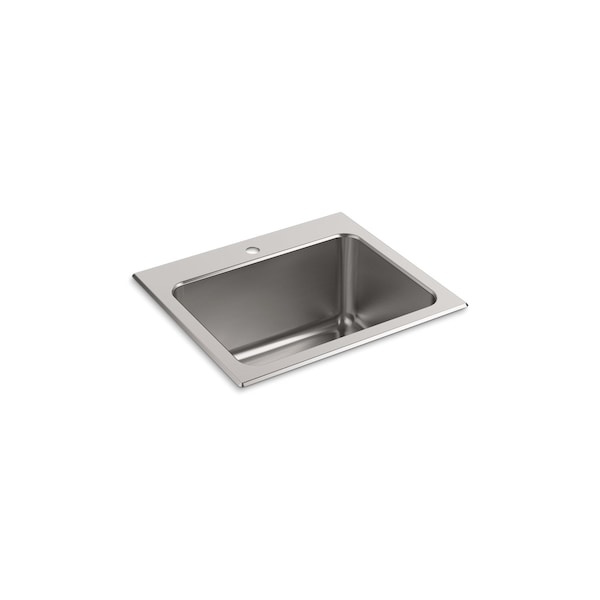 Kohler Ballad 25" X 22" X 11-5/8" Top-Mount 1, 1, Drop in, Stainless Steel 5798-1-NA - main