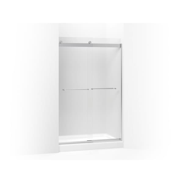 Kohler Levity(R) Sliding Shower Door, 74" H X 44-5/8 - 47-5/8" W, With 1/4" Thick Frosted Glass And Towel Bars 706014-D3-SH - main