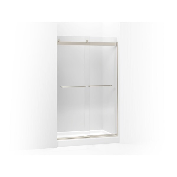Kohler Levity(R) Sliding Shower Door, 74" H X 44-5/8 - 47-5/8" W, With 1/4" Thick Crystal Clear Glass And Towel Bars 706014-L-MX - main