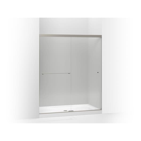 Kohler Revel(R) Sliding Shower Door, 70"H X 56-5/8 - 59-5/8"W, With 1/4" Thick Crystal Clear Glass 707200-L-BNK - main