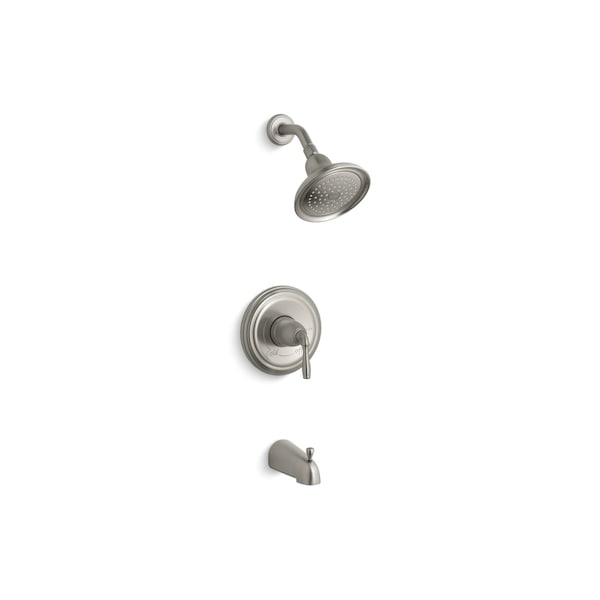 KOHLER Devonshire Rite-Temp Dusch- & Badewannenthermostat Mit Hebelgriff, Auslauf & 2,5 GPM Duschkopf