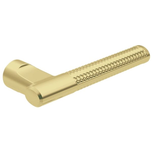 Baldwin L015 Lever Satin Brass with Brown Door Levers Satin Brass with Brown L015.060.RMR - main