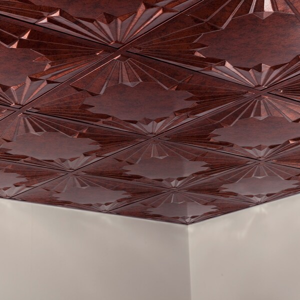 Fasade Art Deco 2Ftx2Ft Lay In Ceiling Til, PK 5, 5 PK PL5818 - main