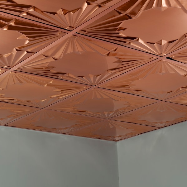 Fasade Art Deco 2Ftx2Ft Lay In Ceiling Til, PK 5, 5 PK PL5825 - main