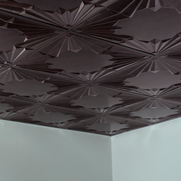 Fasade Art Deco 2Ftx2Ft Lay In Ceiling Til, PK 5, 5 PK PL5827 - main