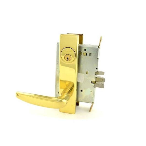 Schlage Commercial Bright Brass Mortise Lock L9050P07L605 L9050P07L605