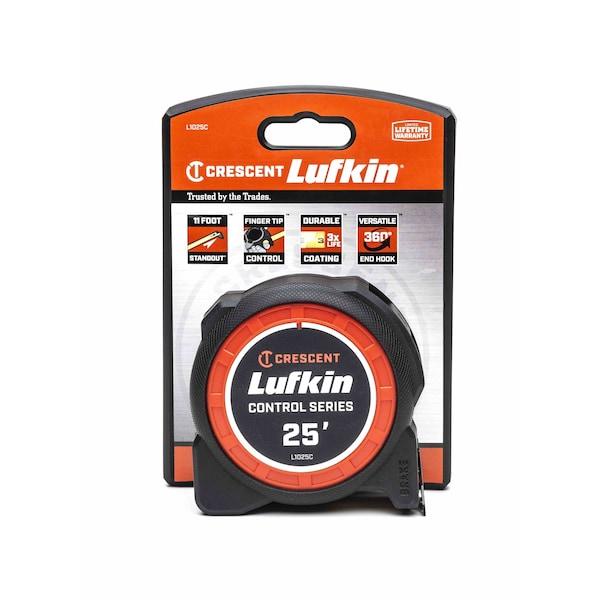 Crescent Lufkin Power Tape, 25', Control Series L1025C-02 - main