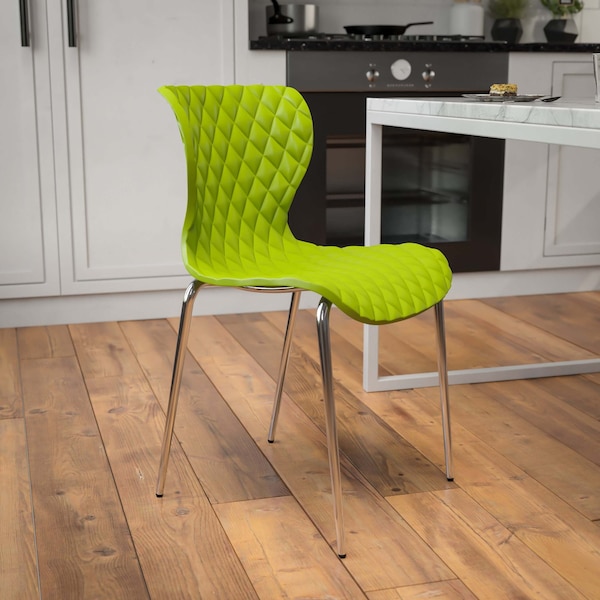 Flash Furniture Contemporary Chair, 18", Citrus Green LF-7-07C-CGRN-GG - main