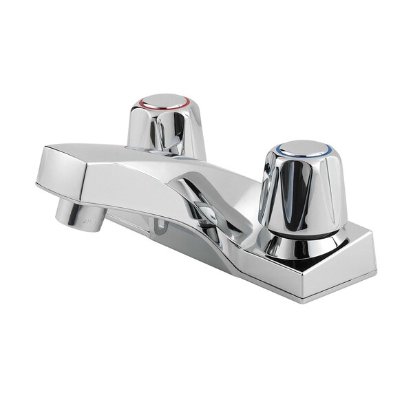 Pfister Dual Handle 4" Mount, 3 Hole Sink Faucet, Polished chrome LG143-5000