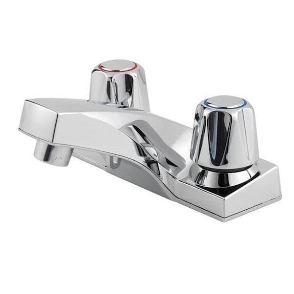Pfister Dual Handle Series 4" Centerset Lavatory Chrome, 4" Mount, Polished chrome 3 Hole LG143-6000 - main